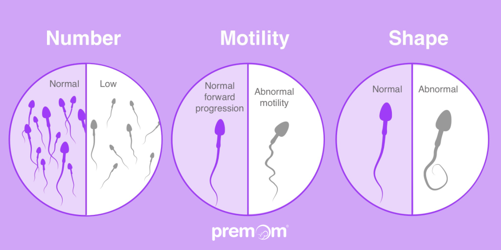 what does unhealthy sperm like