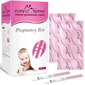 easy@home pregnancy test strips.
