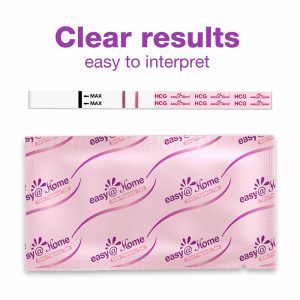 get clear results with Easy@Home Pregnancy Test Strips