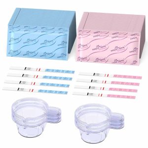 Easy@Home Ovulation and Pregnancy Test Strips Kit with Cups