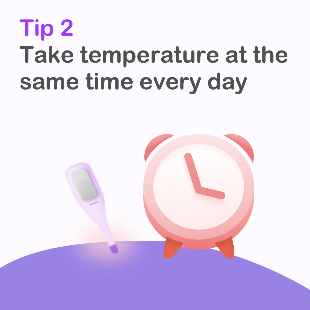 Tipp 2: Miss deine Temperatur jeden Tag zur gleichen Zeit