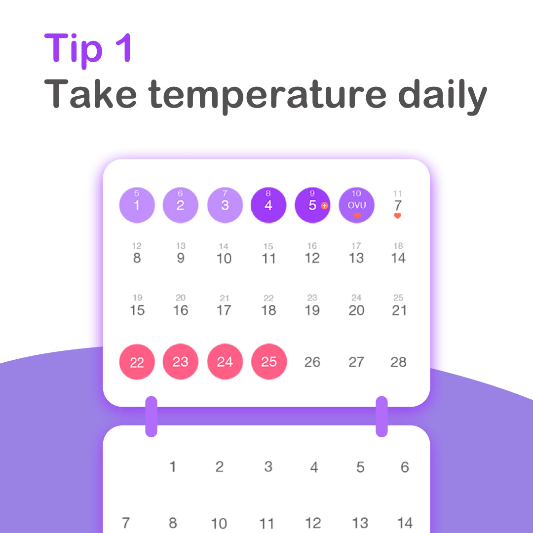 Tipp 1: Miss täglich deine Temperatur