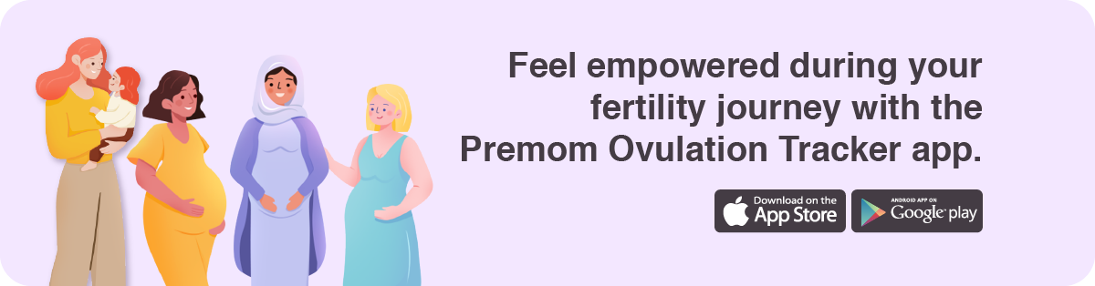 Learn more supplement tips to get pregnant with a Premom app