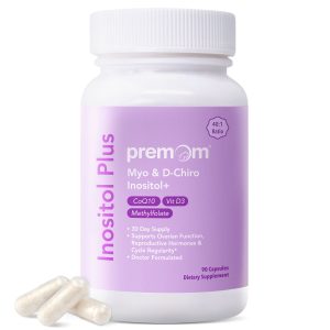 The purple bottle of Inositol Plus.