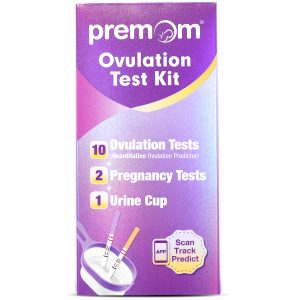 Premom Quantitative Ovulation Test Strips Combo Kit with Cups