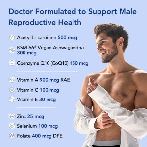 Doctor Formulated to Support Male Reproductive Health.