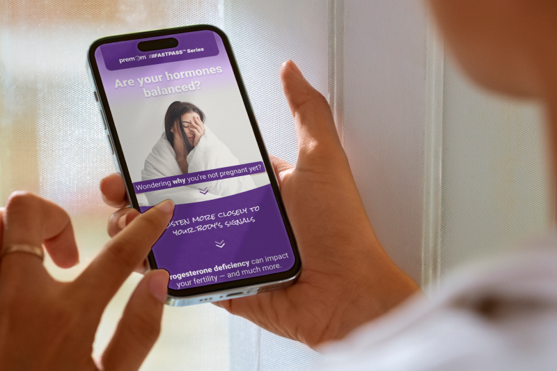 Woman looking tired and stressed, suggesting hormone imbalance or progesterone deficiency symptoms.