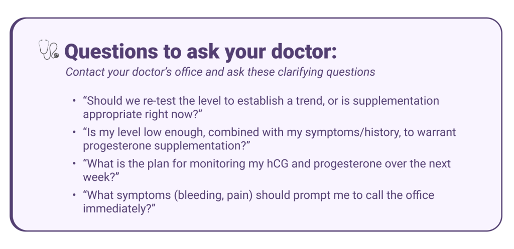 questions to ask you doctor if you’ve Been Told Your Progesterone Is Low