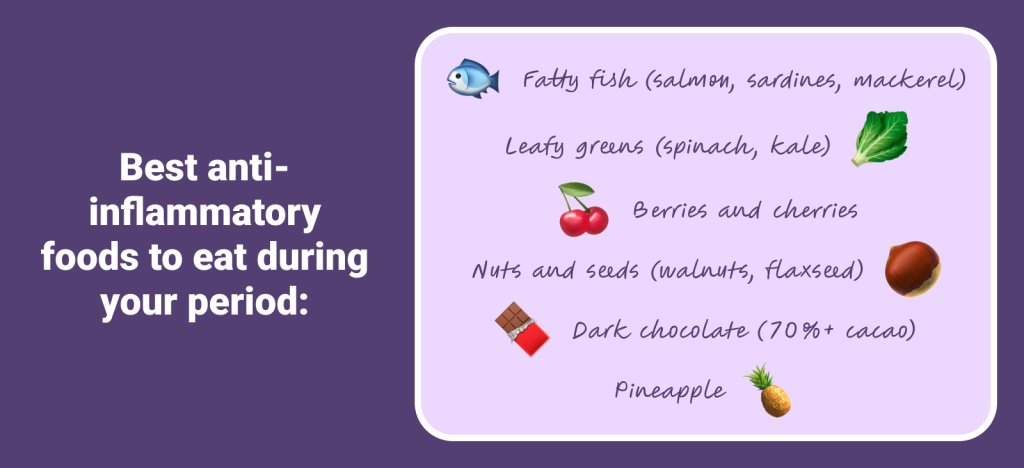 Best anti-inflammatory foods to eat during your period