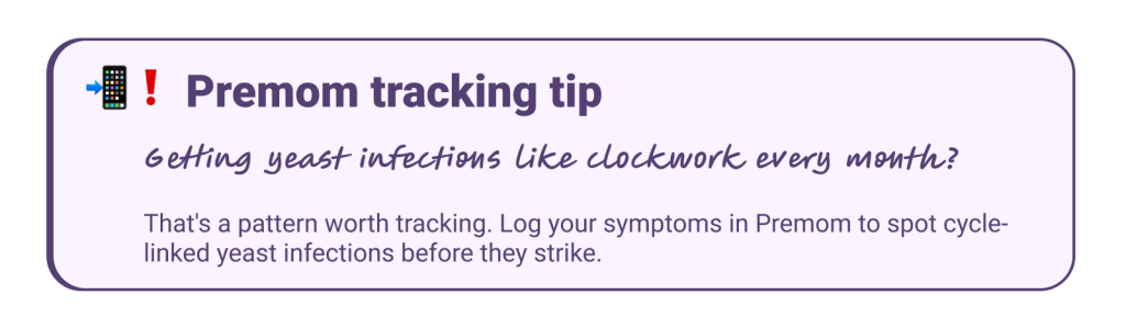 Premom tracking tip