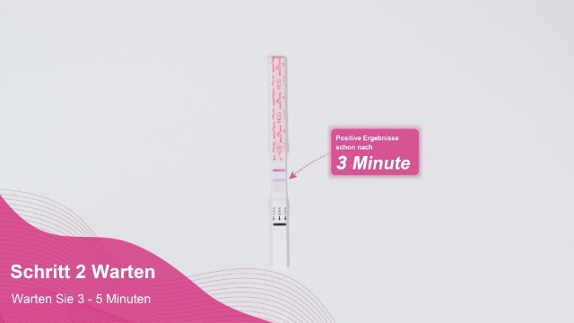 Easy@Home Empfidlich Kinderwunsch Fruchtbarkeitstests für Eisprung 25 mIU/ml und Schwangerschaftstests mit Optimaler Sensitivität